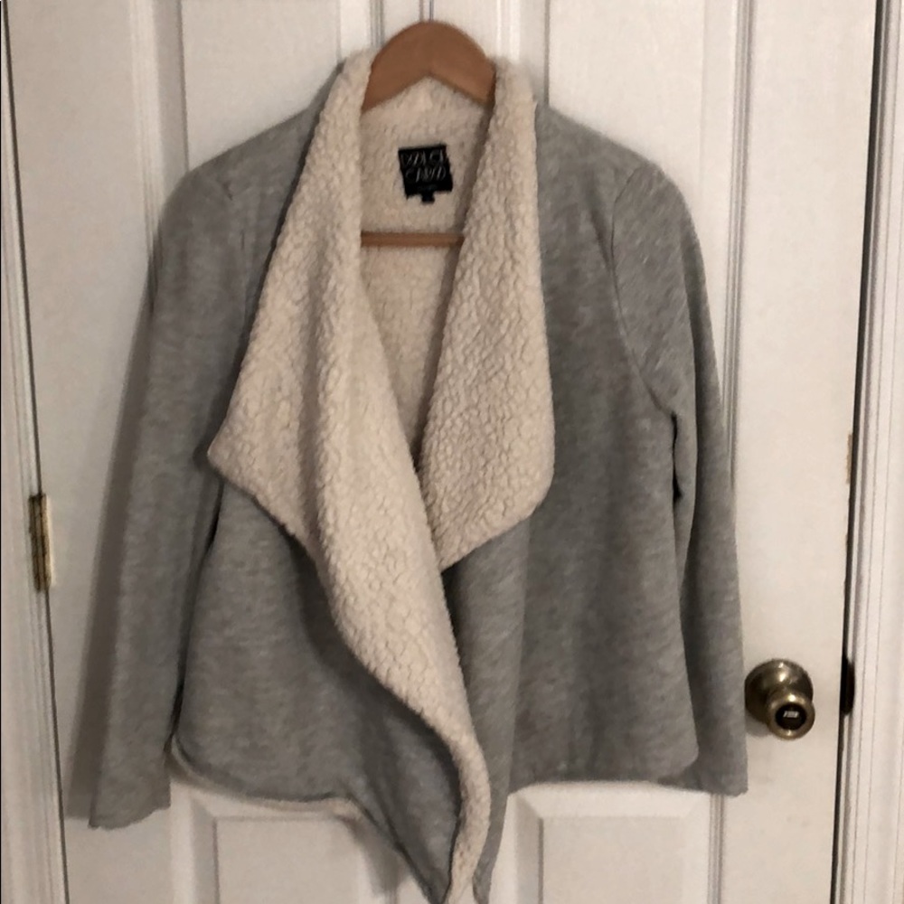 Dolce Cabo faux shearling wrap jacket medium - Picture 5 of 6
